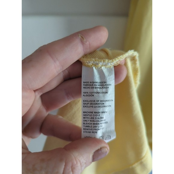 (2) Tehama IZOD Men's M Yellow Short Sleeve Polo Shirts - Picture 7 of 12